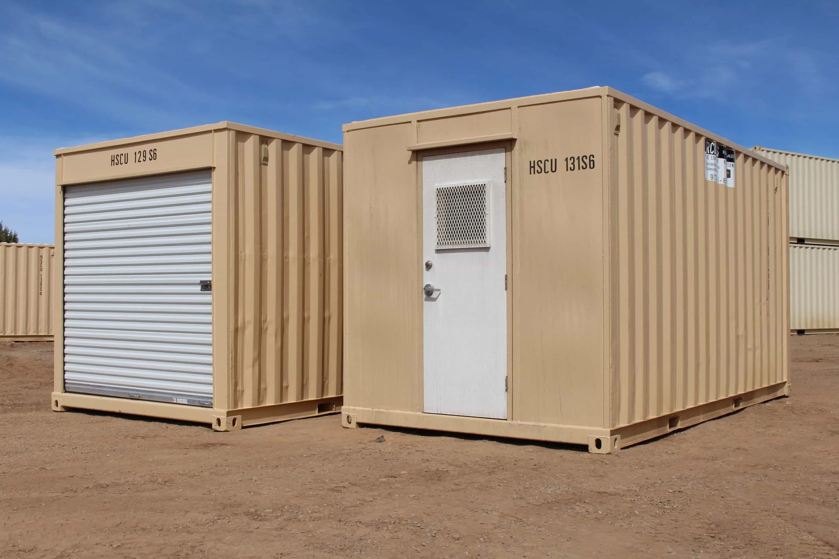 16x8 foot container for contractor and mid-size project storage