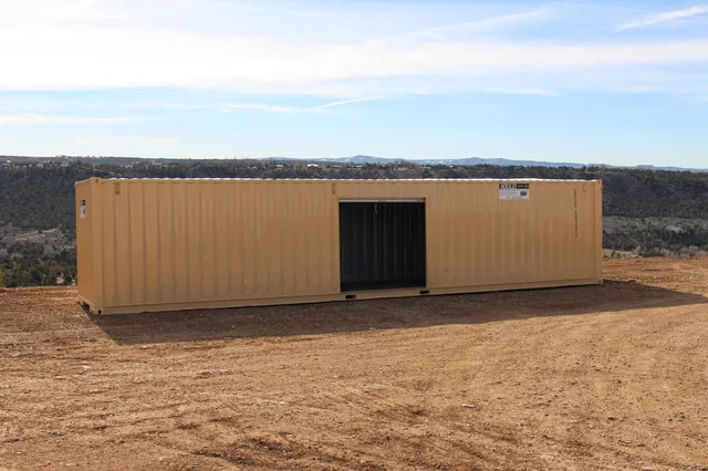 40-foot high cube unit ready for delivery in Southwest Colorado