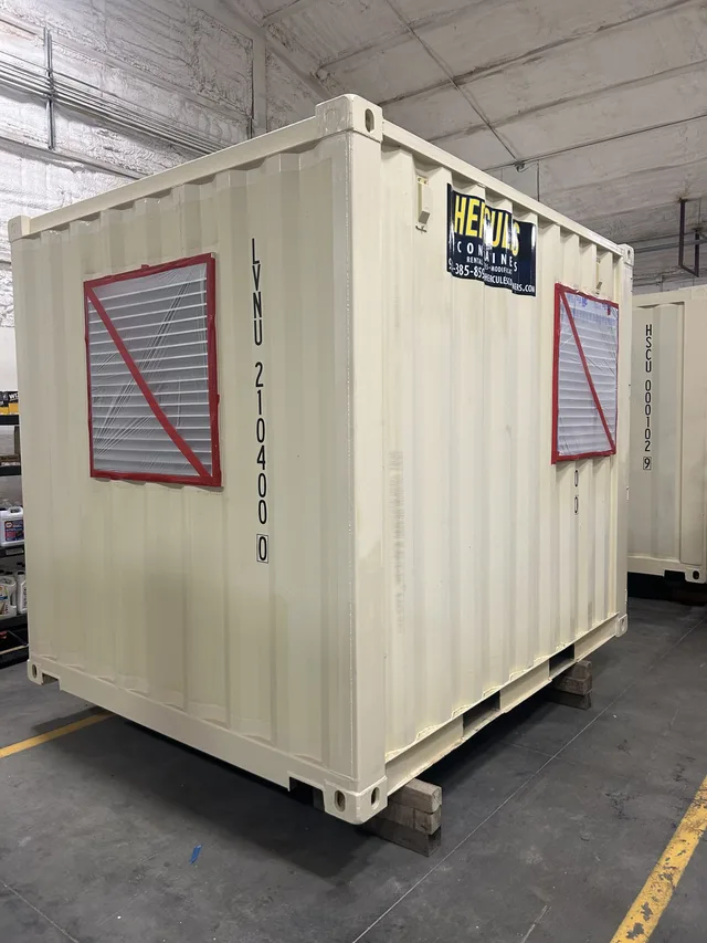 Sound-dampening insulation installed in a generator housing unit