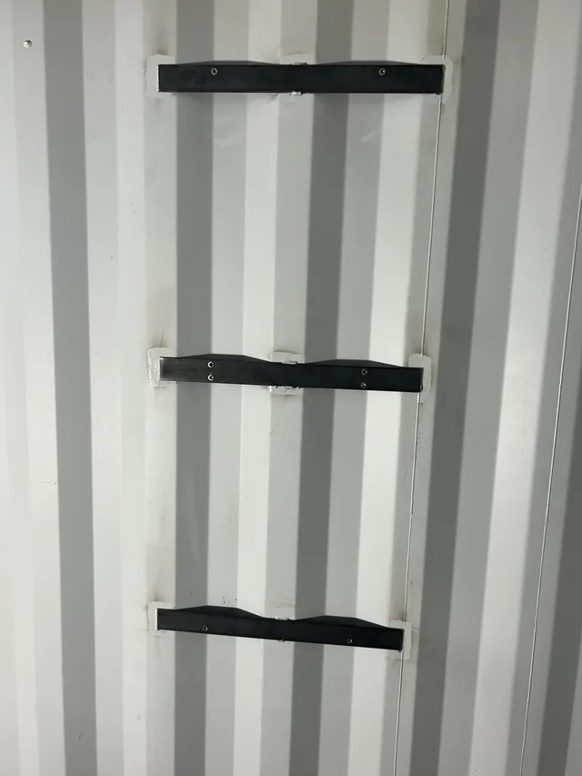 Custom container modification for the Co Gunfighter project — exterior view