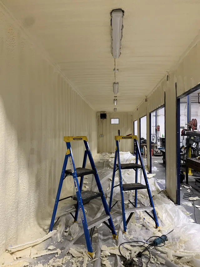 Container modification with added windows and security bars