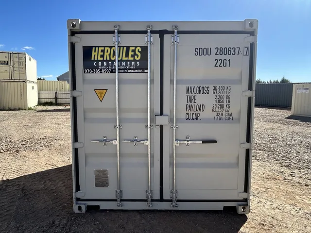 10-foot container delivered to a residential property in the Four Corners