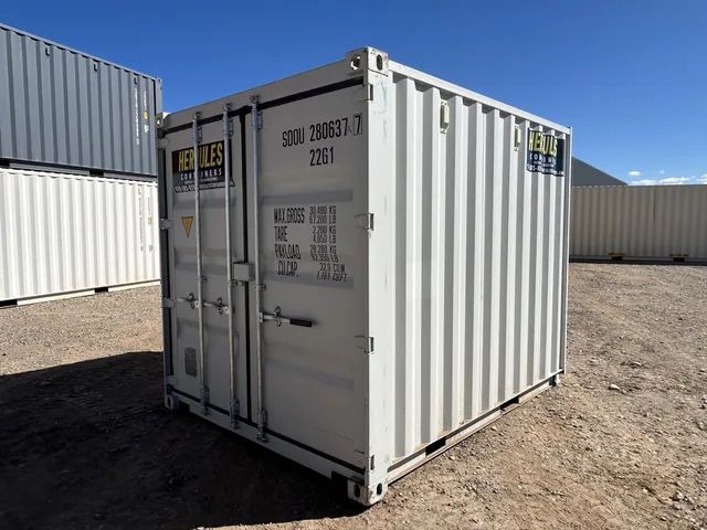 10-foot mini container perfect for residential storage in tight spaces