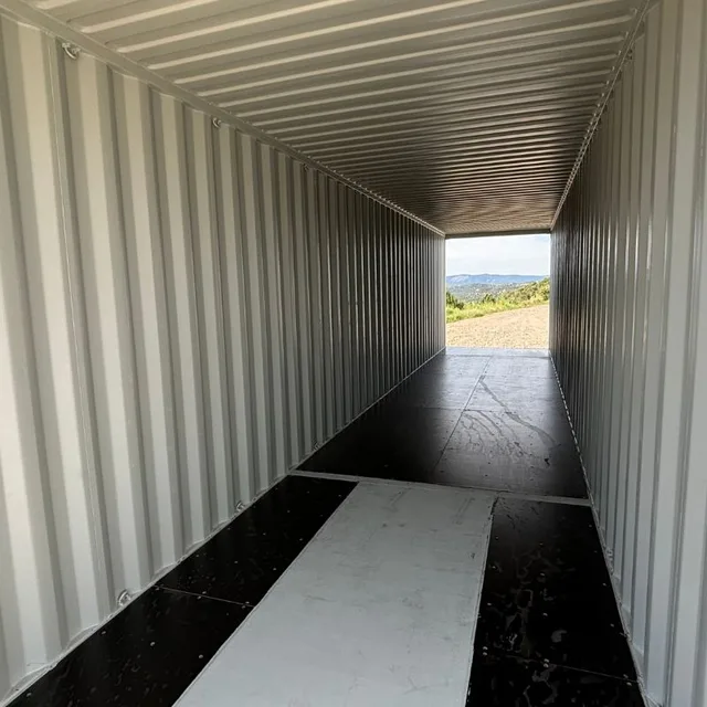 Container delivery in progress to a client site near Durango