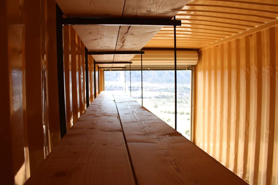 2210 shelving rack configuration for organized container storage